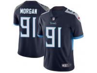 Nike Derrick Morgan Limited Navy Blue Home Men's Jersey - NFL Tennessee Titans #91 Vapor Untouchable