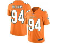 Nike Dolphins #94 Mario Williams Orange Men Stitched NFL Limited Rush Jersey