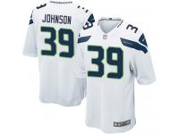 Nike Dontae Johnson Game White Road Men's Jersey - NFL Seattle Seahawks #39