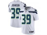 Nike Dontae Johnson Limited White Road Men's Jersey - NFL Seattle Seahawks #39 Vapor Untouchable