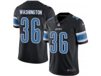 Nike Dwayne Washington Limited Black Men's Jersey - NFL Detroit Lions #36 Rush Vapor Untouchable