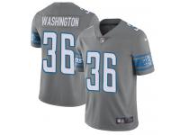 Nike Dwayne Washington Limited Steel Men's Jersey - NFL Detroit Lions #36 Rush Vapor Untouchable