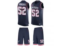Nike Elandon Roberts Navy Blue Men's Jer44sey - NFL New England Patriots #52 Tank Top Suit