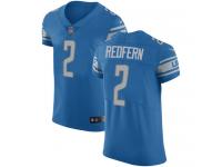 Nike Elite Kasey Redfern Blue Men's Jersey - Detroit Lions #2 NFL Vapor Untouchable Home