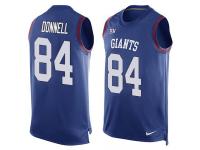 Nike Giants #84 Larry Donnell Royal Blue Team Color Men Stitched NFL Tank Top