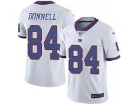 Nike Giants #84 Larry Donnell White Men Stitched NFL Limited Rush Jersey