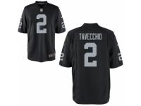 Nike Giorgio Tavecchio Oakland Raiders Men's Game Black Jersey