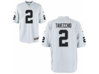 Nike Giorgio Tavecchio Oakland Raiders Men's Game White Jersey