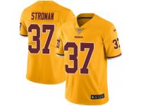 Nike Greg Stroman Washington Redskins Men's Limited Gold Color Rush Jersey