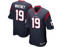 Nike Isaac Whitney Houston Texans Men's Game Navy Blue Team Color Jersey