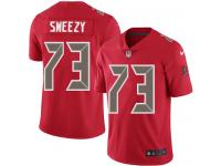 Nike J. R. Sweezy Limited Red Men's Jersey - NFL Tampa Bay Buccaneers #73 Rush Vapor Untouchable