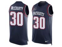 Nike Jason McCourty Navy Blue Men's Jer44sey - NFL New England Patriots #30 Player Name & Number Tank Top