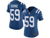 Nike Jeremiah George Limited Royal Blue Home Women's Jersey - NFL Indianapolis Colts #59 Vapor Untouchable