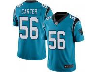 Nike Jermaine Carter Jr. Carolina Panthers Youth Limited Blue Alternate Vapor Untouchable Jersey
