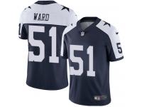 Nike Jihad Ward Limited Navy Blue Alternate Men's Jersey - NFL Dallas Cowboys #51 Vapor Untouchable Throwback