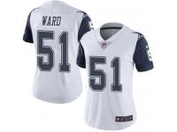 Nike Jihad Ward Limited White Women's Jersey - NFL Dallas Cowboys #51 Rush Vapor Untouchable
