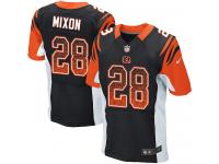 Nike Joe Mixon Elite Black Home Men's Jersey - NFL Cincinnati Bengals #28 Drift Fashion