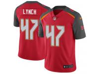 Nike John Lynch Limited Red Home Men's Jersey - NFL Tampa Bay Buccaneers #47 Vapor Untouchable