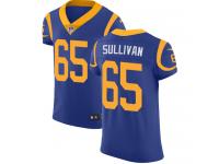 Nike John Sullivan Elite Royal Blue Alternate Men's Jersey - NFL Los Angeles Rams #65 Vapor Untouchable