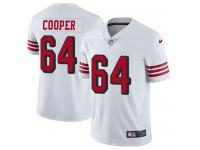 Nike Jonathan Cooper Limited White Men's Jersey - NFL San Francisco 49ers #64 Rush Vapor Untouchable