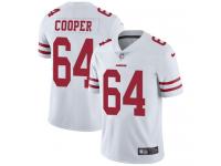 Nike Jonathan Cooper Limited White Road Men's Jersey - NFL San Francisco 49ers #64 Vapor Untouchable