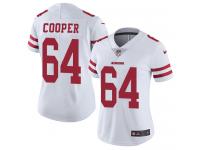 Nike Jonathan Cooper Limited White Road Women's Jersey - NFL San Francisco 49ers #64 Vapor Untouchable