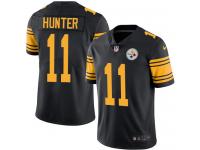 Nike Justin Hunter Limited Black Men's Jersey - NFL Pittsburgh Steelers #11 Rush Vapor Untouchable