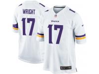 Nike Kendall Wright Game White Road Men's Jersey - NFL Minnesota Vikings #17