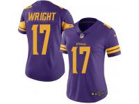 Nike Kendall Wright Limited Purple Women's Jersey - NFL Minnesota Vikings #17 Rush Vapor Untouchable