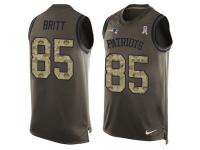 Nike Kenny Britt Green Men's Jer44sey - NFL New England Patriots #88 Salute to Service Tank Top