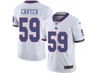 Nike Lorenzo Carter Limited White Men's Jersey - NFL New York Giants #59 Rush Vapor Untouchable