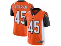 Nike Malik Jefferson Limited Orange Alternate Men's Jersey - NFL Cincinnati Bengals #45 Vapor Untouchable
