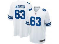 Nike Marcus Martin Game White Road Men's Jersey - NFL Dallas Cowboys #63