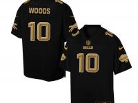Nike Men NFL Buffalo Bills #10 Robert Woods Black Game Jersey