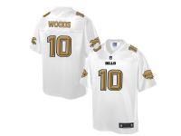 Nike Men NFL Buffalo Bills #10 Robert Woods White Game Jersey