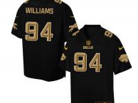 Nike Men NFL Buffalo Bills #94 Mario Williams Black Game Jersey