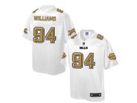 Nike Men NFL Buffalo Bills #94 Mario Williams White Game Jersey