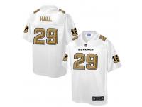Nike Men NFL Cincinnati Bengals #29 Leon Hall White Game Jersey