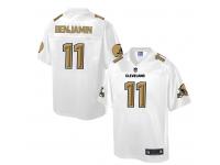 Nike Men NFL Cleveland Browns #11 Travis Benjamin White Game Jersey