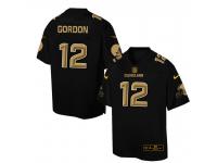Nike Men NFL Cleveland Browns #12 Josh Gordon Black Game Jersey