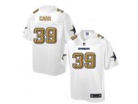Nike Men NFL Dallas Cowboys #39 Brandon Carr White Game Jersey