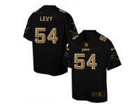 Nike Men NFL Detroit Lions #54 DeAndre Levy Black Game Jersey