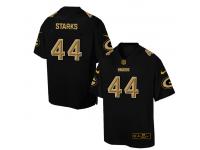 Nike Men NFL Green Bay Packers #44 James Starks Black Game Jersey