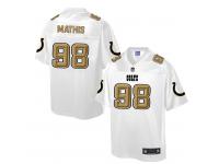 Nike Men NFL Indianapolis Colts #98 Robert Mathis White Game Jersey
