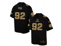 Nike Men NFL Kansas City Chiefs #92 Dontari Poe Black Game Jersey