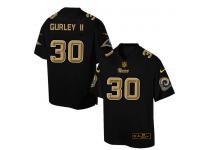 Nike Men NFL Los Angeles Rams #30 Todd Gurley Black Game Jersey