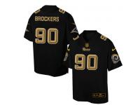 Nike Men NFL Los Angeles Rams #90 Michael Brockers Black Game Jersey