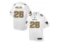 Nike Men NFL Miami Dolphins #26 Lamar Miller White Game Jersey