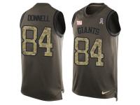 Nike Men NFL New York Giants #84 Larry Donnell Olive Salute To Service Tank Top