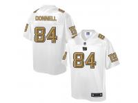 Nike Men NFL New York Giants #84 Larry Donnell White Game Jersey